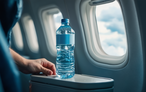 Trinkflasche im Flugzeug: Regeln & Tipps für Reisende